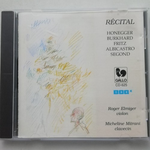 Récital honegger burkhard - -,
