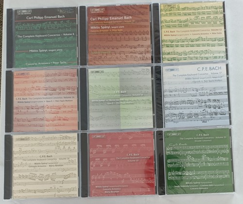 Bach cds keyboard - c.p.e.,