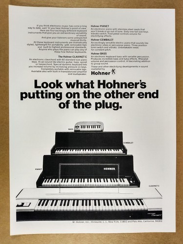 Pubblicità 1969 hohner - pubblicità,